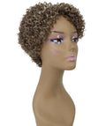 Vale 11 inch Brown and Blonde Afro Full Wig