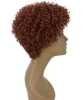 Vale 11 inch Brown with Copper Red Afro Full Wig