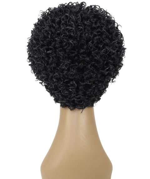 Vale 11 inch Salt and Pepper Blend Afro Full Wig