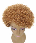 Vale 11 inch Auburn Brown with Chestnut Blend Afro Full Wig