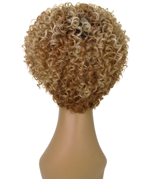 Vale 11 inch Strawberry Blonde Ombre Afro Full Wig