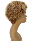 Vale 11 inch Strawberry Blonde Ombre Afro Full Wig