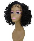 Nova Black Trendy Curly Lace Wig