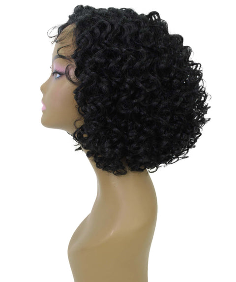 Nova Black Trendy Curly Lace Wig