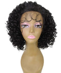 Nova Natural Black Trendy Curly Lace Wig