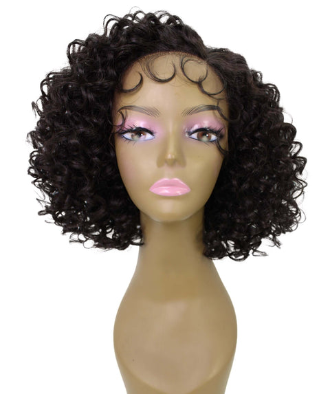 Nova Dark Brown Trendy Curly Lace Wig
