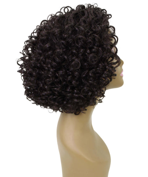 Nova Dark Brown Trendy Curly Lace Wig
