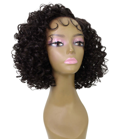 Nova Dark Brown Trendy Curly Lace Wig