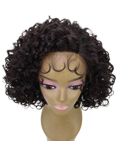 Nova Dark Brown Trendy Curly Lace Wig