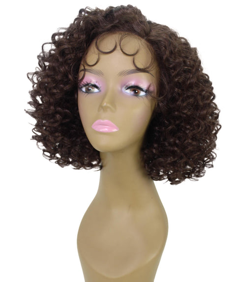Nova Medium Brown Trendy Curly Lace Wig