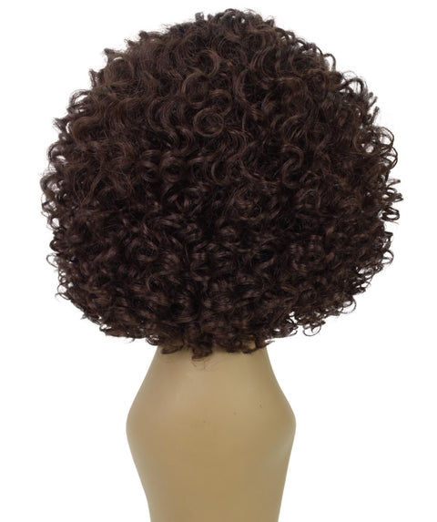 Nova Medium Brown Trendy Curly Lace Wig