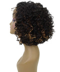 Nova Black with Golden Trendy Curly Lace Wig