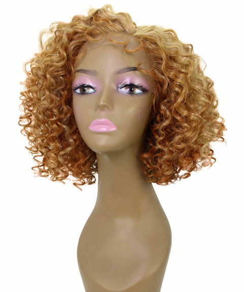 Nova Strawberry Blonde Trendy Curly Lace Wig