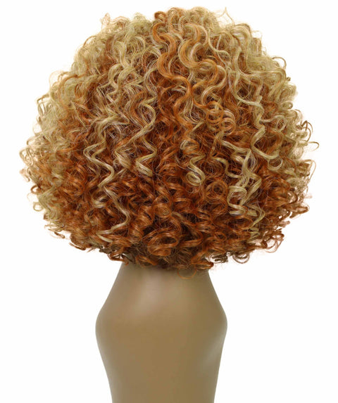Nova Strawberry Blonde Trendy Curly Lace Wig
