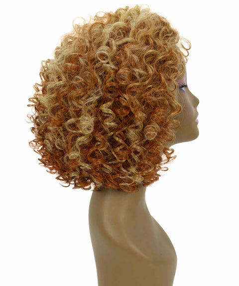Nova Strawberry Blonde Trendy Curly Lace Wig