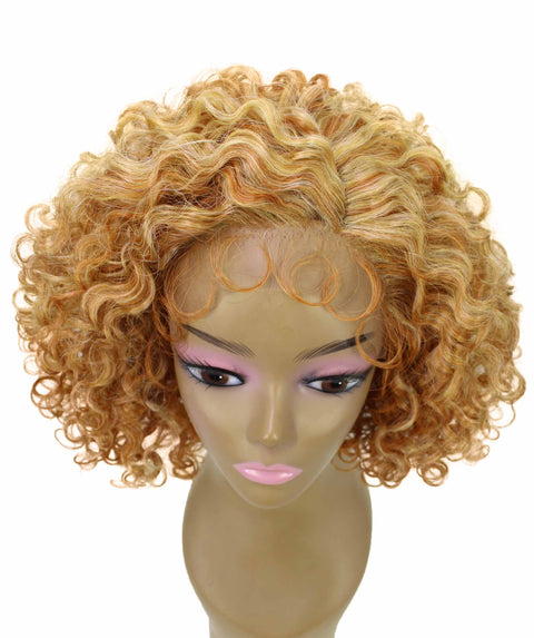 Nova Strawberry Blonde Trendy Curly Lace Wig