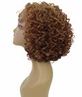 Nova Copper Auburn Blend Trendy Curly Lace Wig
