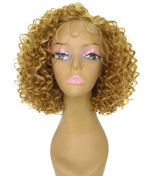 Nova Blonde Blend Trendy Curly Lace Wig