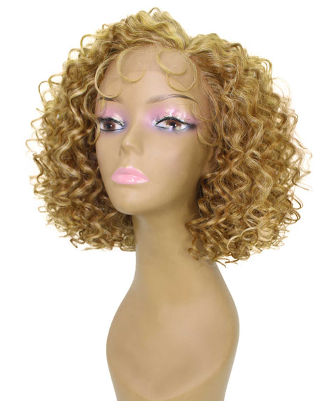 Nova Blonde Blend Trendy Curly Lace Wig