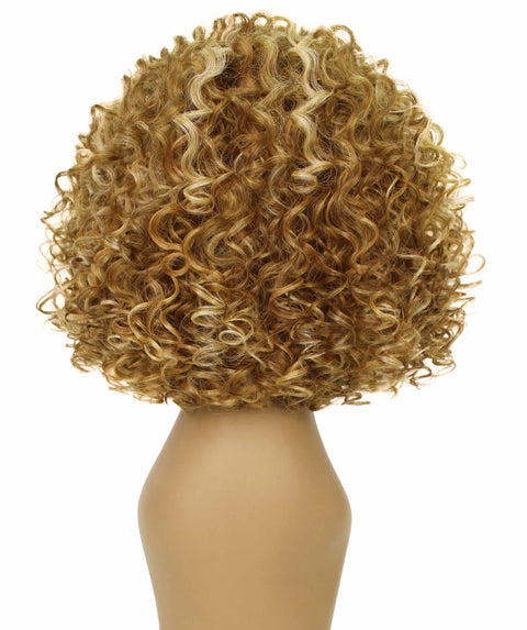 Nova Blonde Blend Trendy Curly Lace Wig