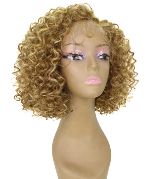Nova Blonde Blend Trendy Curly Lace Wig