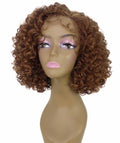 Nova Light Brown Blend Trendy Curly Lace Wig