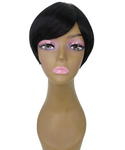 Trinity Black Short Bob Full Wig