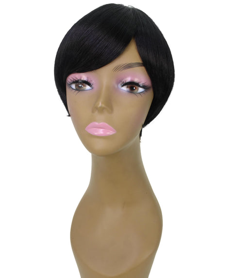 Trinity Black Short Bob Full Wig