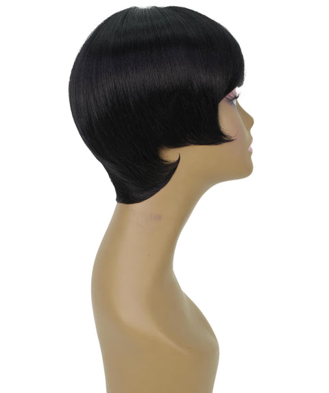 Trinity Black Short Bob Full Wig