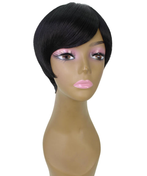 Trinity Black Short Bob Full Wig