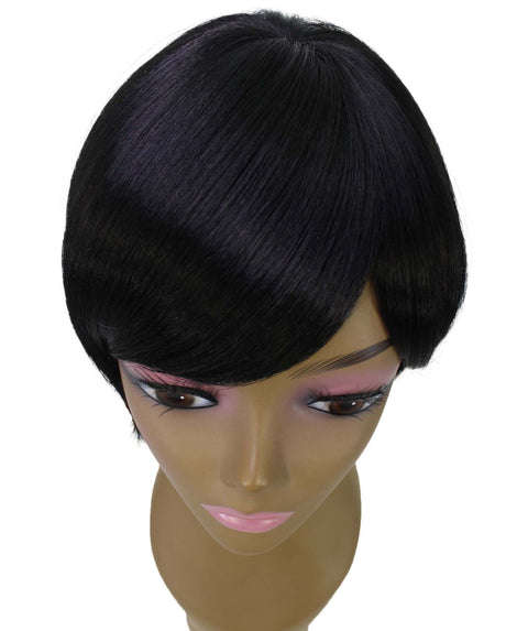 Trinity Black Short Bob Full Wig