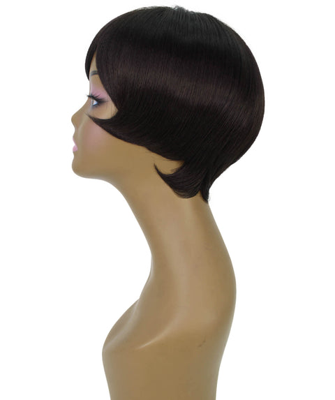 Trinity Dark Brown Short Bob Full Wig
