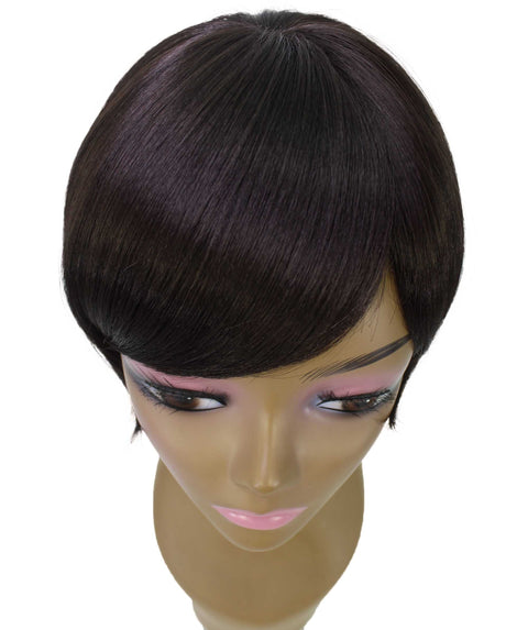 Trinity Dark Brown Short Bob Full Wig