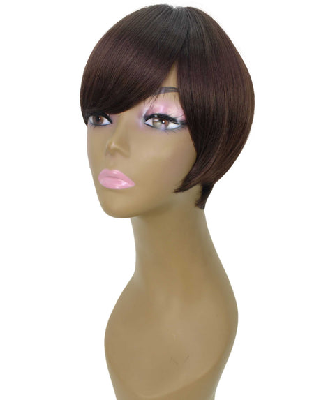 Trinity Medium Brown Short Bob Full Wig