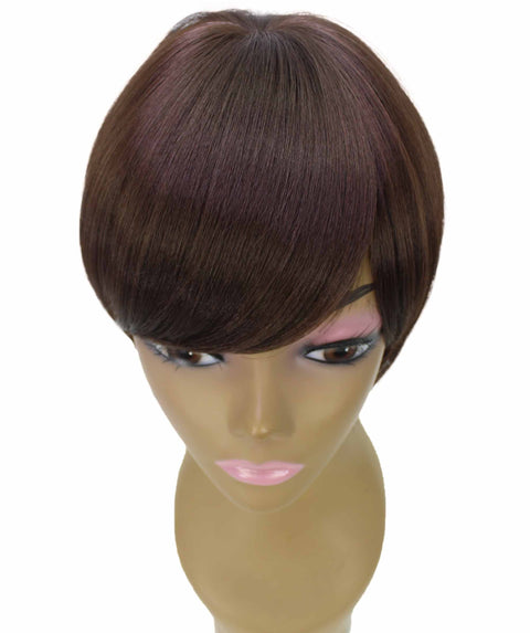 Trinity Medium Brown Short Bob Full Wig