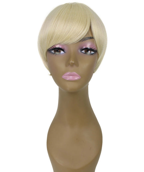 Trinity Light Blonde Short Bob Full Wig