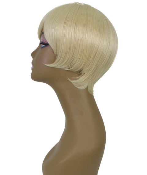 Trinity Light Blonde Short Bob Full Wig