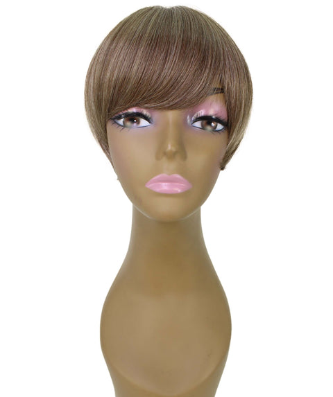 Trinity Brown and Blonde Short Bob Full Wig