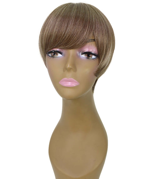 Trinity Brown and Blonde Short Bob Full Wig