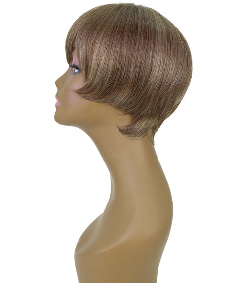 Trinity Brown and Blonde Short Bob Full Wig
