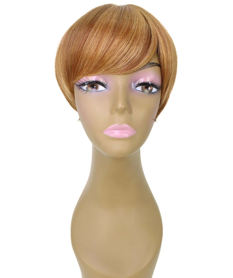 Trinity Copper Short Bob Full Wig