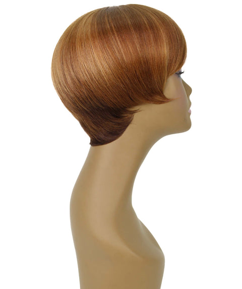 Trinity Copper Short Bob Full Wig