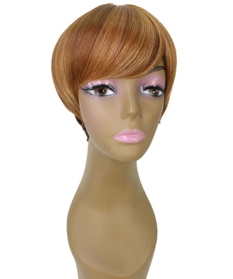 Trinity Copper Short Bob Full Wig