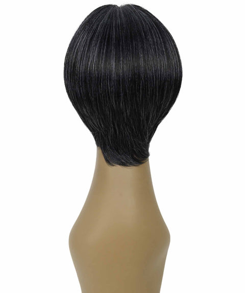 Trinity Salt and Pepper Blend Short Bob Full Wig