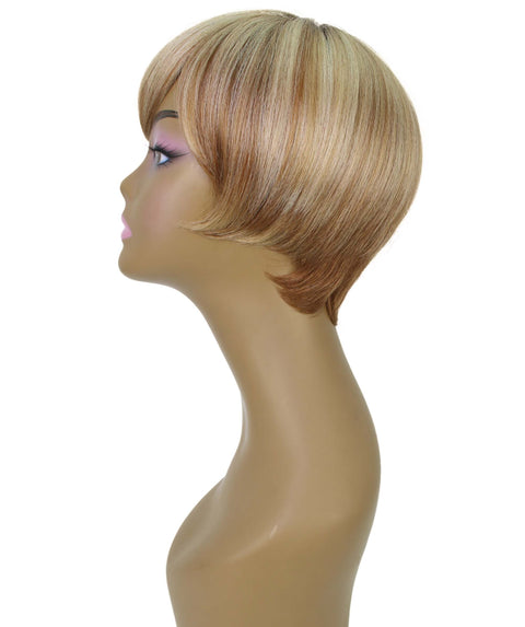 Trinity Strawberry Blonde Ombre Short Bob Full Wig