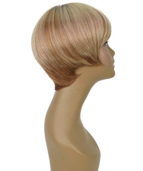 Trinity Strawberry Blonde Ombre Short Bob Full Wig