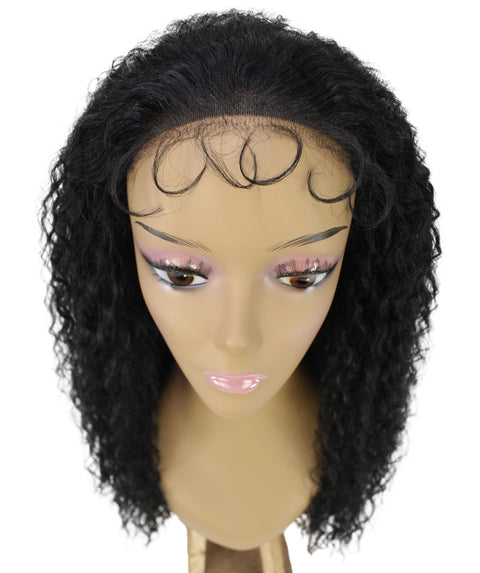 Jazmin Black Long Curls Lace Wig