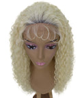 Jazmin Light Blonde Long Curls Lace Wig
