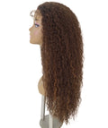 Jazmin Brown with Caramel Long Curls Lace Wig
