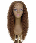 Jazmin Light Brown Blend Long Curls Lace Wig